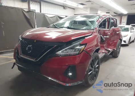 2021 Nissan Murano Platinum Fwd из США, поврежденный, VIN 5N1AZ2DJ0MC109969